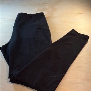 Mondetta Performance Black Leggings Sz M
